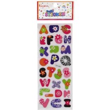 Ticon Sticker Puffy Kabartma Etiket 348888 Harfler