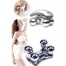 Eser Ticarett 3D Manuel Vücut Masaj Aleti – 360° Döner Başlıklı Selülit Giderici El Masaj Cihazı