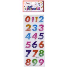 Ticon Sticker Puffy Kabartma Etiket 348893 Sayılar