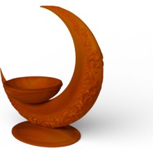 Home Dekoratif Hilal Şekerlik Lokumluk Hurmalık Kase Büyük Boy – Ikramlık Sunumluk – 10 Renk Seçenekli Modern Tasarım