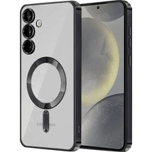 Royal Cover Samsung Galaxy A54 5g Parlak Magsafe Halkalı Şık Silikon Kılıf Rcv/kross M-Safe