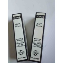 Südor Kontur Boyası 2 Adet Siyah