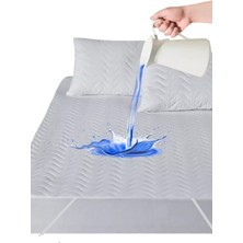 Bebesi Kapitoneli Yatak Koruyucu Alez 100X200 cm Tek Kişilik Köşe Lastikli