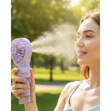 Zero Land Xmpdby Dönen Su Sisli El Fanı – 4 Kademeli Rüzgar, Şeffaf Su Haznesi, Sessiz Çalışma