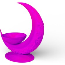 Home Dekoratif Hilal Şekerlik Lokumluk Hurmalık Kase Büyük Boy – Ikramlık Sunumluk – 10 Renk Seçenekli Modern Tasarım