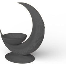 Home Dekoratif Hilal Şekerlik Lokumluk Hurmalık Kase Büyük Boy – Ikramlık Sunumluk – 10 Renk Seçenekli Modern Tasarım