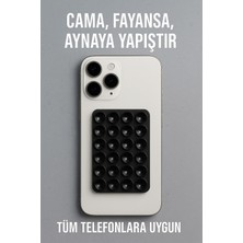 Case Collection Telefon Tutucu Vantuz Silikon Vakumlu Cep Telefonu Için Yapışkanlı Kaymaz Tutucu Cama Yapışan