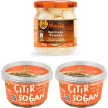Melis Sarımsak Turşusu 105 gr + Çıtır Soğan 100 gr 2 Adet