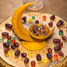 Home Dekoratif Hilal Şekerlik Lokumluk Hurmalık Kase Büyük Boy – Ikramlık Sunumluk – 10 Renk Seçenekli Modern Tasarım