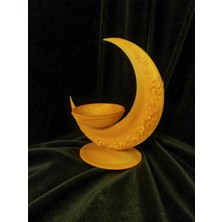 Home Dekoratif Hilal Şekerlik Lokumluk Hurmalık Kase Büyük Boy – Ikramlık Sunumluk – 10 Renk Seçenekli Modern Tasarım