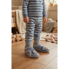 Gezer Erkek Çocuk Kışlık Pvc Rahat Taban Tek Cırt Cırtlı Ayarlanabilir Kemer Ev Okul Kreş Panduf Aya