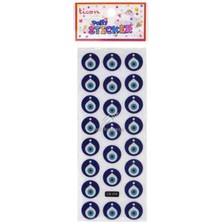 Ticon Sticker Puffy Kabartma Etiket 348957 Nazar Boncuğu