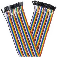 Devre Dünyası 20CM 40 Pin Ayrılabilen Dişi Dişi Jumper Dupont Kablo