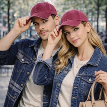 Wearflawless Unisex Yıkamalı Şapka Vintage Eskitme Düz Şapka , Günlük Trend Şapka,erkek Şapka, Kadın Şapka
