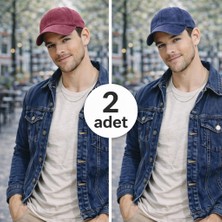 Wearflawless Unisex Yıkamalı Şapka Vintage Eskitme Düz Şapka , Günlük Trend Şapka,erkek Şapka, Kadın Şapka