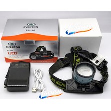 farissu Everton RT-166 3000LM 30W Hareket Sensörlü Powerbank Özellikli Kafa Feneri