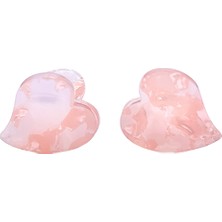 Mini And Kids Mini & Kids Mini Kalp Kemik Toka Sedef Pembe