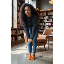 4'lü Teddy Bear Görünmez Dikişsiz Sneaker Pamuklu Çorap