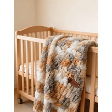 Shiny House El Yapımı Dekoratif Bebek / Çocuk Battaniyesi – Kalın Örgü Yumuşak Dokulu