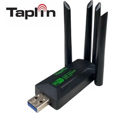Taplin TWA-105 1200MBPS USB 3.0 Wifi Adaptör 4 Antenli