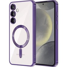 Royal Cover Samsung Galaxy A36 Parlak Magsafe Halkalı Şık Silikon Kılıf Rcv/kross M-Safe