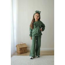 Miviko Kız Çocuk  Eşofman  Takımı Alt Üst  Set  Mevsimlik Baharlık  Süper  Kalite  Pamuklu  Kumaş  2li  ve  Full Esnek