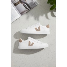 Ayakkabı Fuarı Elit VRA1901 Kadın Klasik Sneaker Beyaz
