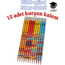 Faber-Castell 12 Adet Pop-Art Silgili Kurşun Kalem Faber Castell
