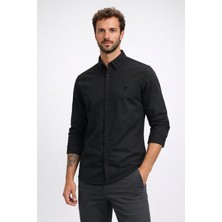 Bad Bear Vıctor Basıc Uzun Kol Erkek Gömlek Siyah