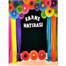 Promisebackdrop2 200X200CM Ek Dikişli Kumaş Okul Panoları, Karne Hatırası