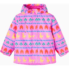Bobo Choses Printed Çocuk Kayak Montu Pembe