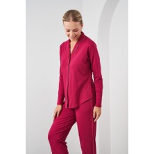 Pjs 24529 Kadın Düğmeli Pijama Takım