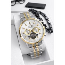 Reward Otomatik Iç Fonksiyonlar Aktif 50 mt Suya Dayanıklı Çelik Kordn Erkek Kol Saati VS.BLKT.0870