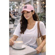 Wearflawless Unisex Ny Nakışlı Ayarlanabilir Şapka, Baseball Şapka, Kadın Şapka, Erkek Şapka