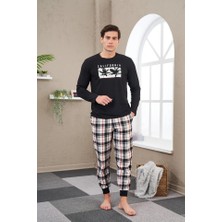 Pjs 23702 Erkek Baskılı Pijama Takım