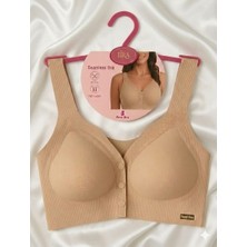 Best Bra Lazer Kesim Balensiz Dikişsiz Önden Çıtçıtlı Çıkarılabilir Pedli Iz Yapmayan Sütyen