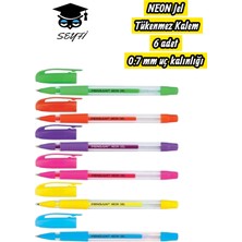 Pensan Neon Gel Tükenmez Kalem Seti 6 Renk Türk Malı