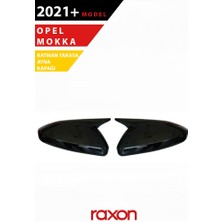 Raxon Opel Mokka 2021+ Batman & Yarasa Ayna Kapağı – Parlak Piano Black Sport