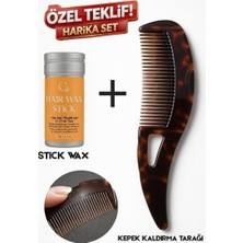 Yurish Kepek Kaldırma & Anti-Statik Masaj Fırçası ve Stıck Wax Seti