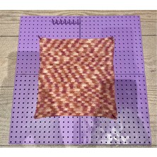 Casey Store 4'lü Modüler Motif Tahtası Seti | Geçmeli Örgü Gerdirme Aparatı | Tığ Işi Gerdirme (8 Pin Hediyeli) (15x15x1cm)