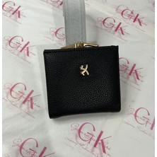 Kare Klipsli Cüzdan Suni Deri Premium Kalite