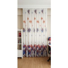 Noble Yeni Sezon Spider-Man Çocuk Odası Tül Perdesi