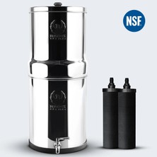 PHOENIX GRAVITY 12 Litre Yer Çekimli Su Arıtma Cihazı|Çelik Standlı|NSF & WQA Sertifikalı|Mineralleri Arıtmaz| Elektrik ve Tesisat Gerektirmez|Temiz, Sağlıklı İçme Suyu