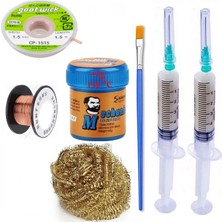 Smnr Havya Ucu Temizleme Lehim Solder Paste 138°C 42G Flux Lehim Toplama CP-1515 Lehim Emme Teli 1,5 mm ST05