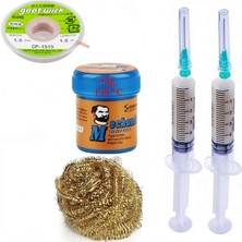 Smnr Havya Ucu Temizleme Lehim Solder Paste 138°C 42G Flux Lehim Toplama CP-1515 Lehim Emme Teli 1,5 mm ST03