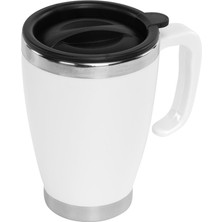 Paxteks S-Link SL-TM1981 Beyaz 415ML Iç 304 Dış 201 Paslanmaz Çelik Kupa