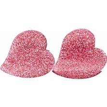 Mini And Kids Mini & Kids Mini Kalp Kemik Toka Simli Pembe