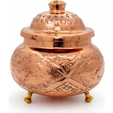 Copper Empire Bakır Kase, Şekerlik, Çok Amaçlı Kase, Baharatlık Bakır Kase