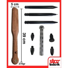 Boyasız Göçük Düzeltme Kaporta Pdr Damar Kırma Tahtası ve Kalem Seti | 9 Parça