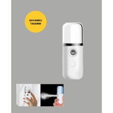 xirshop Kablosuz Şarjlı Mini Buhar Nemlendirici – Cilt ve Ortam Için Taşınabilir Akıllı Cihaz